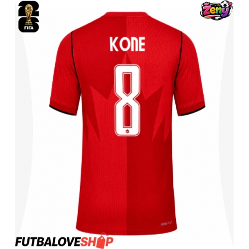 Dres Kanada Ismael Kone #8 Domáci pre Ženy MS 2026 Krátky Rukáv